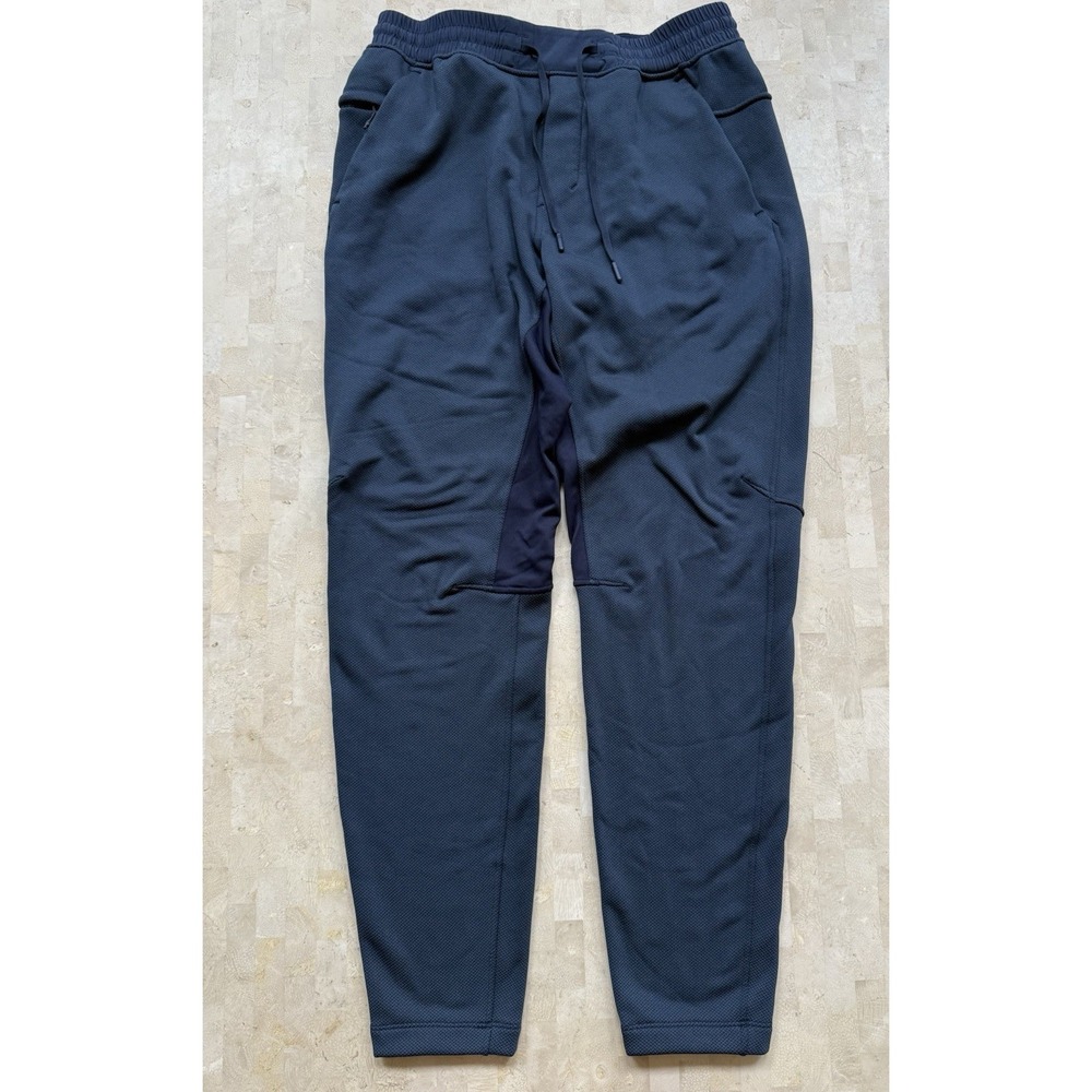 Lululemon Pants Adult Medium Blue Grid Tech Pant Joggers Stretch Pockets Mens M